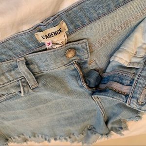 L’Agence Denim Shorts